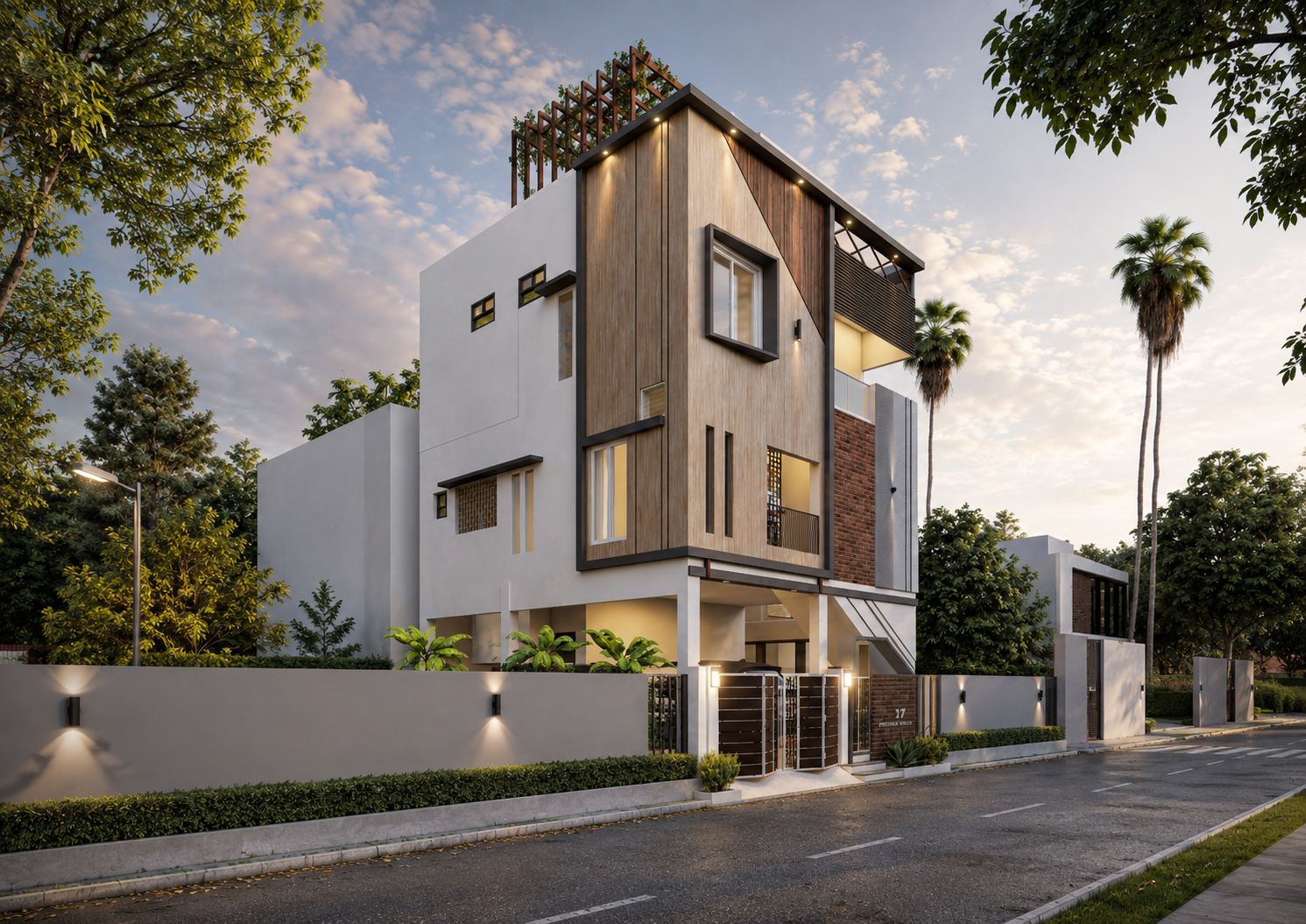 Sathish ILLAM - contemporary residence in Chennai